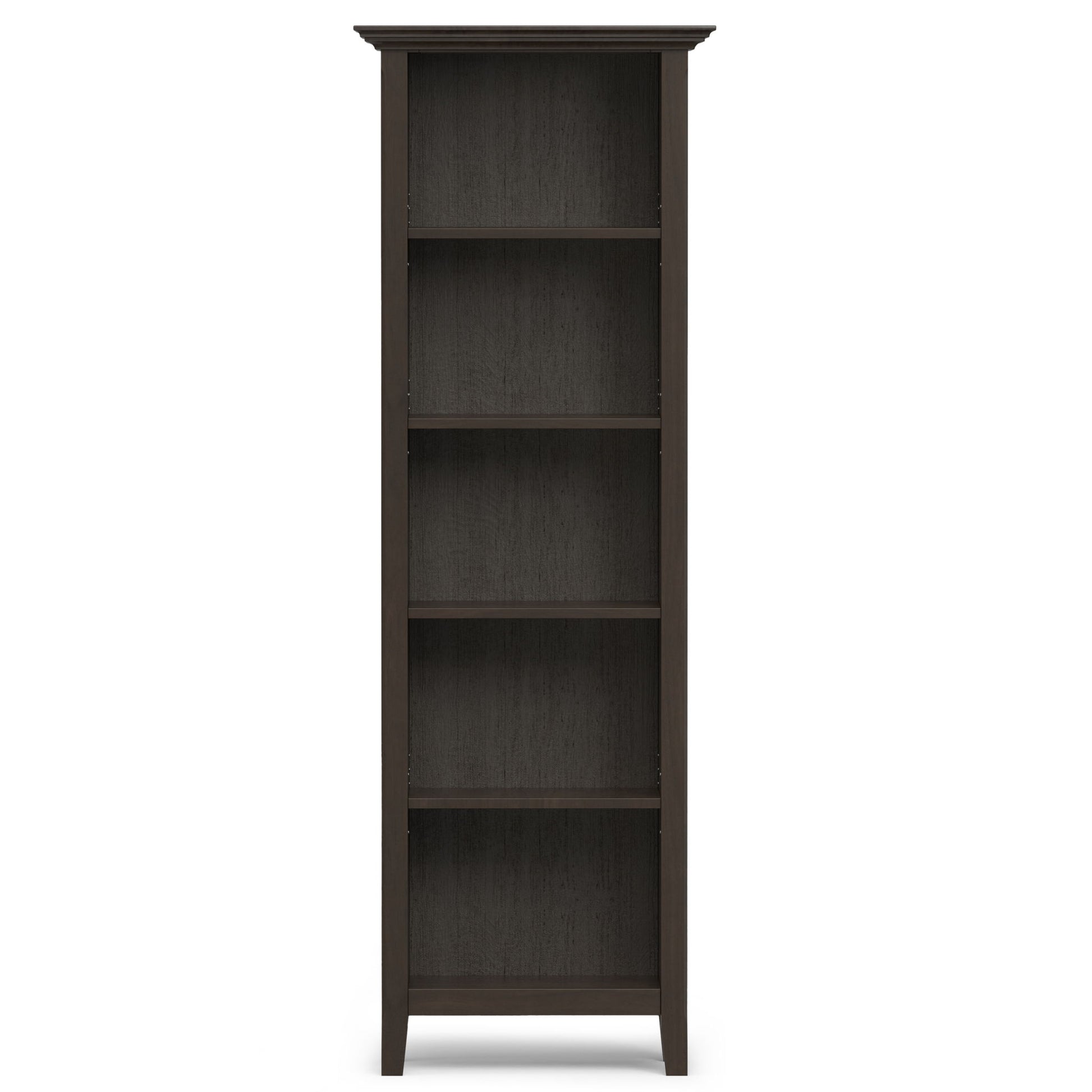 Amherst - 5 Shelf Bookcase, Handcrafted - The Sleep Loft - Online Mattress Showroom NYC