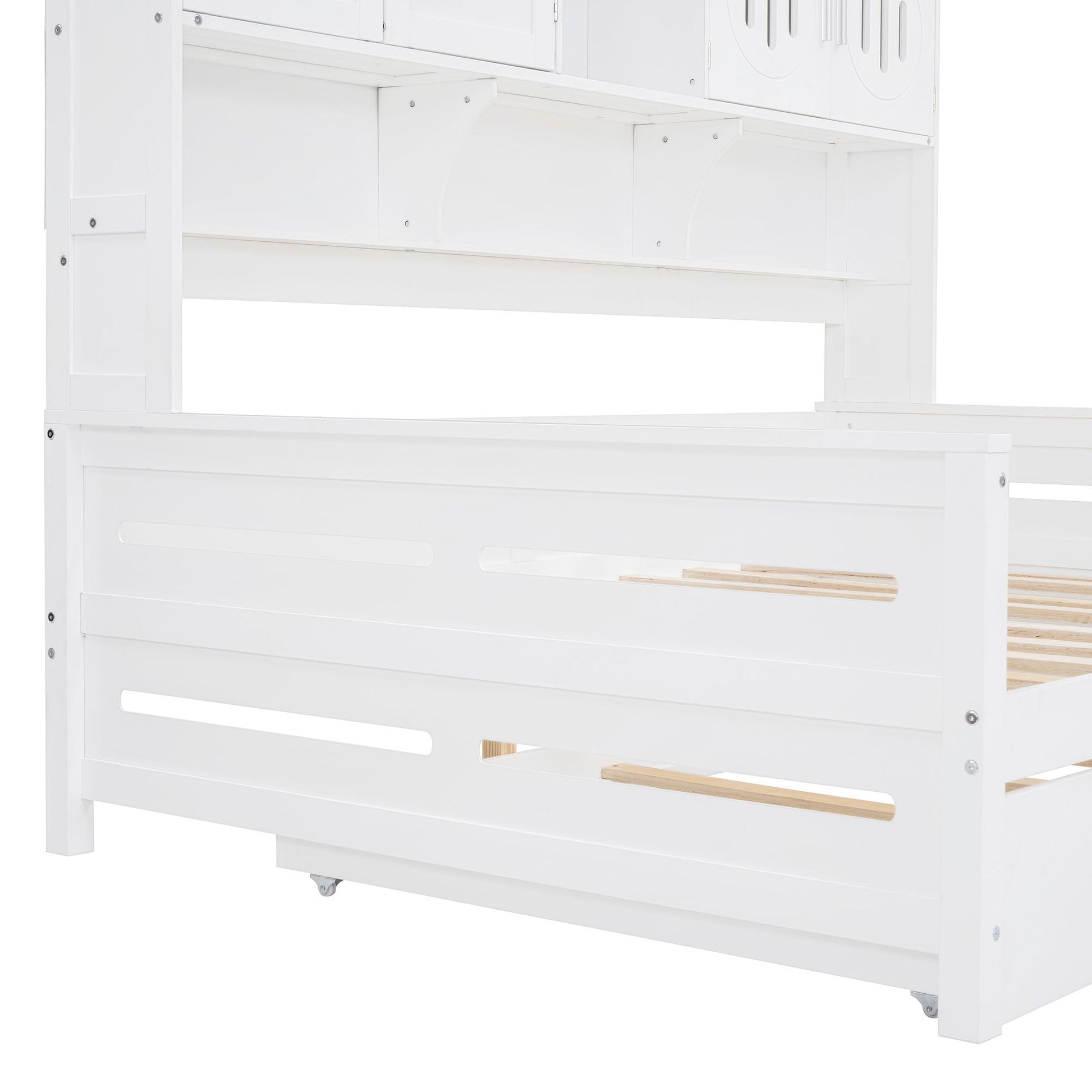 Daybed With All-In-One Cabinet And Shelf - The Sleep Loft - Online Mattress Showroom NYC