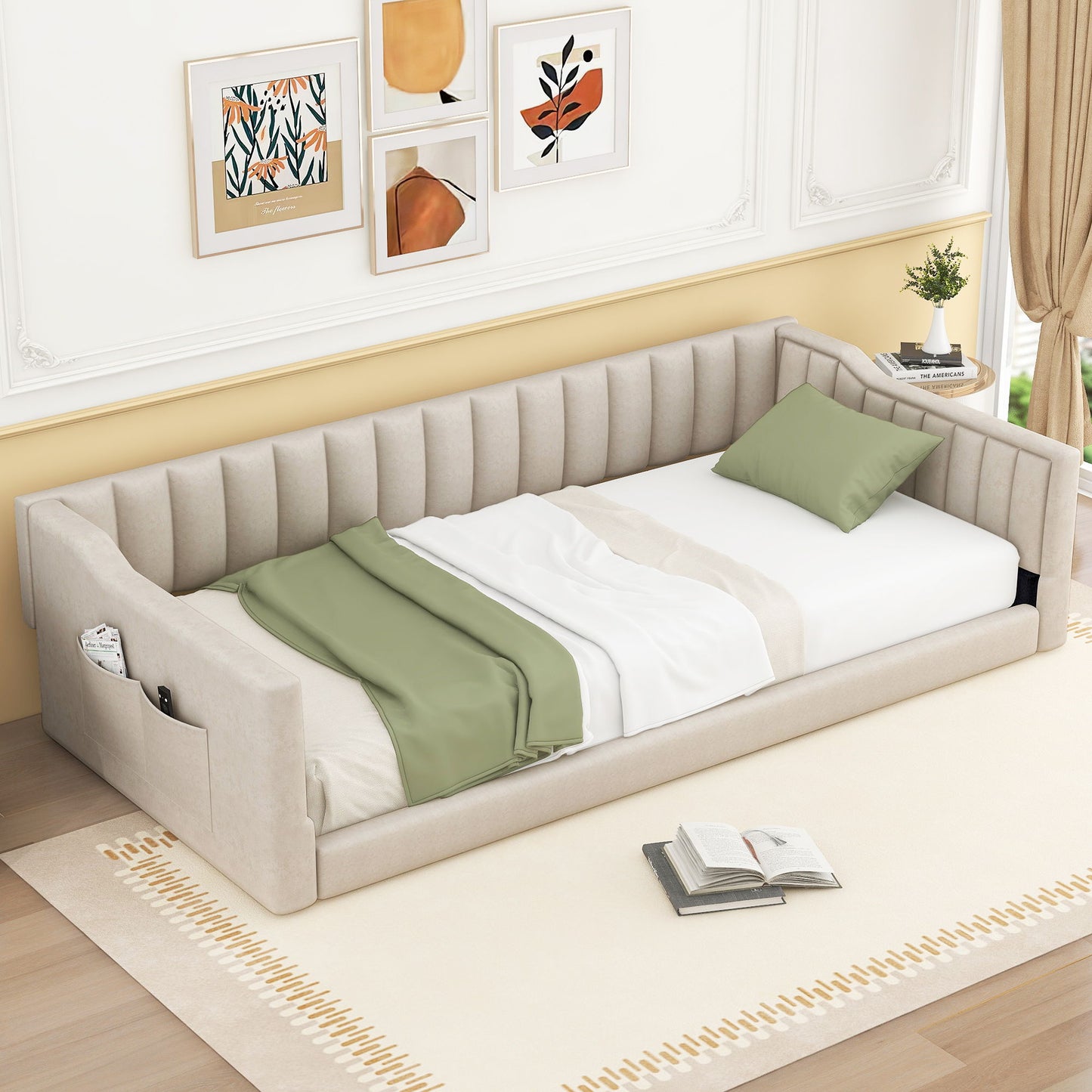 Daybed With Side Storage Pocket - The Sleep Loft - Online Mattress Showroom NYC