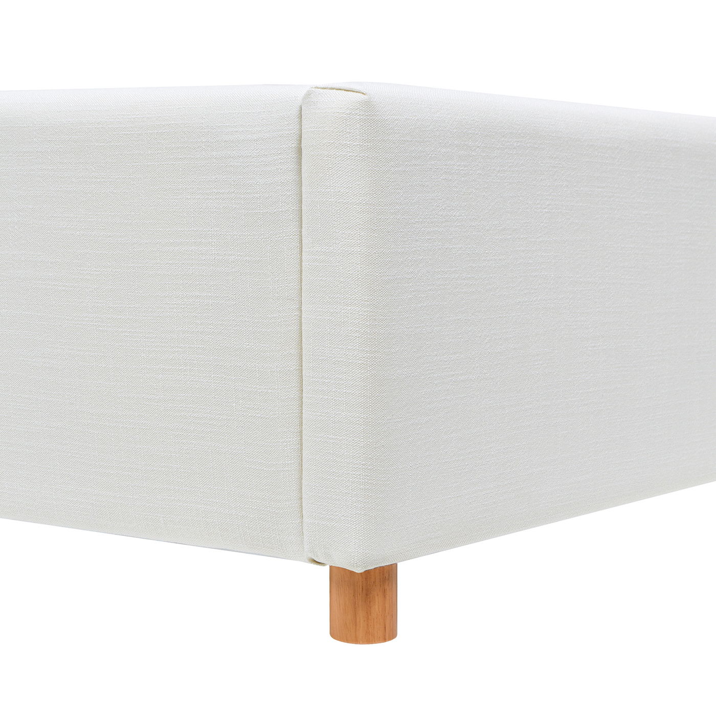Miramar - Cushion Back Headboard Platform Bed Frame - The Sleep Loft - Online Mattress Showroom NYC