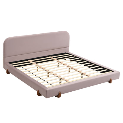 Elegant Upholstered Bed Frame - The Sleep Loft - Online Mattress Showroom NYC