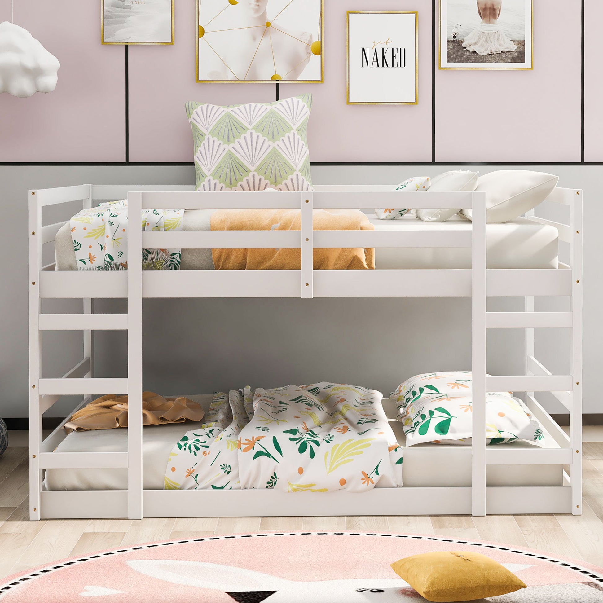 Solid Construction, Bunk Bed With Ladder - The Sleep Loft - Online Mattress Showroom NYC