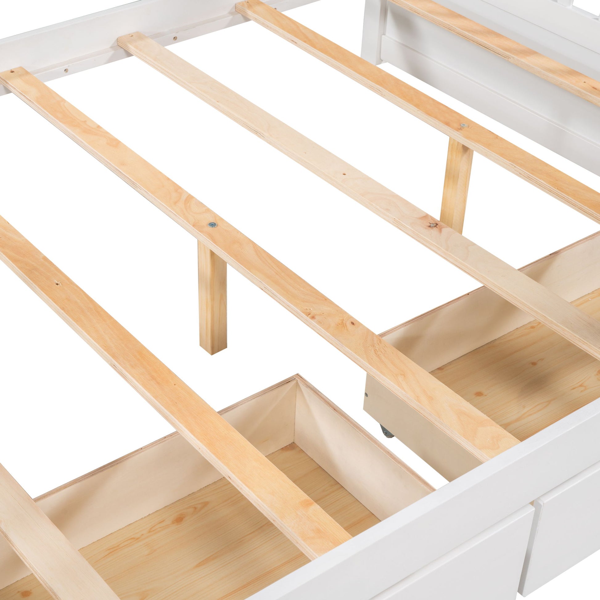 Bunk Bed With Ladders And 2 Storage Drawers - The Sleep Loft - Online Mattress Showroom NYC