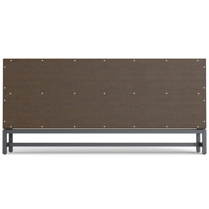 Banting - Low Wide Bookcase - Walnut Brown - The Sleep Loft - Online Mattress Showroom NYC