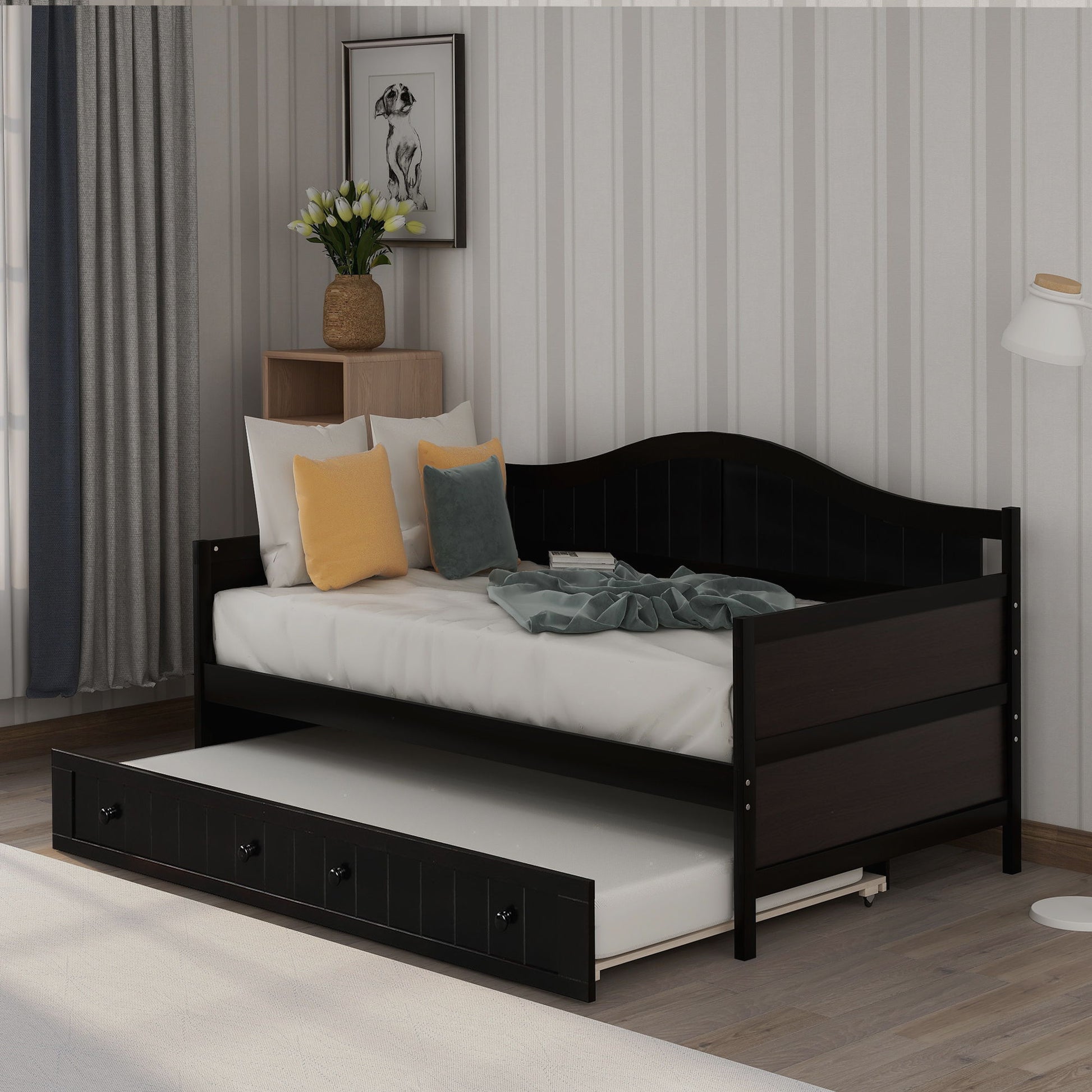 Wooden Daybed, Sofa Bed, No Box Spring Needed - The Sleep Loft - Online Mattress Showroom NYC