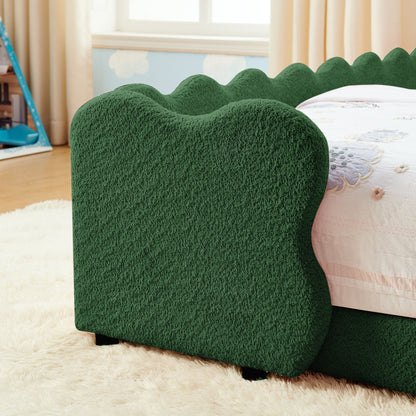 Cute Dinosaur Shaped Bed With Safety Guardrail, Toddler Frame - The Sleep Loft - Online Mattress Showroom NYC