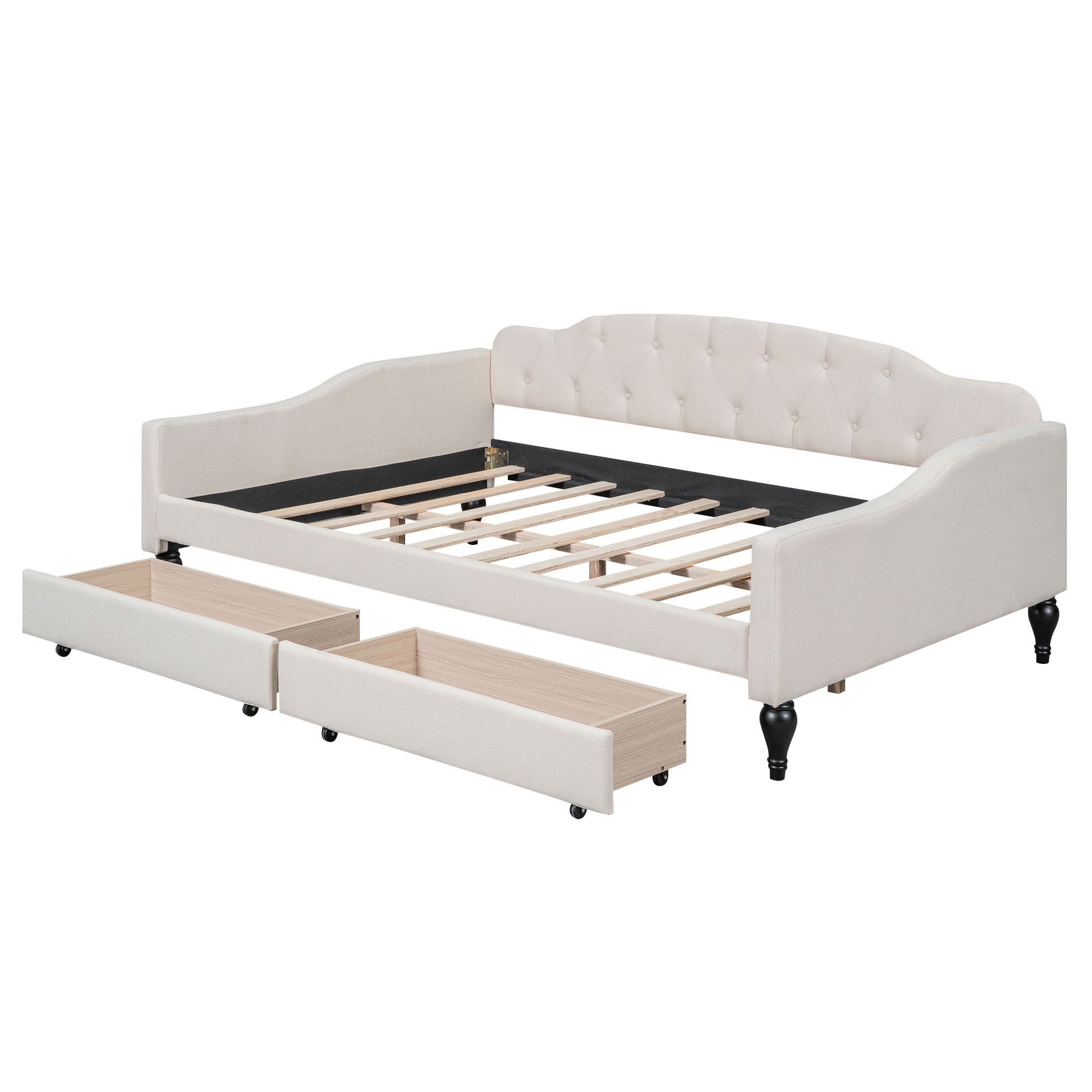 Upholstered Tufted Daybed - The Sleep Loft - Online Mattress Showroom NYC
