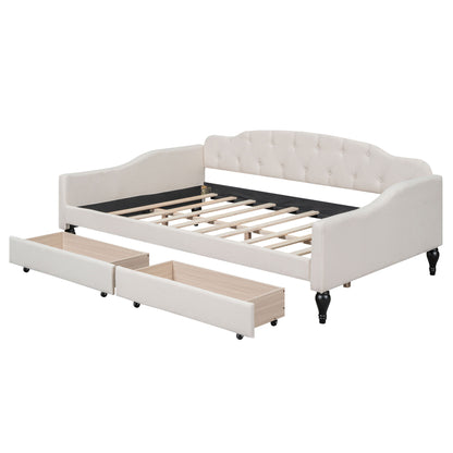 Upholstered Tufted Daybed - The Sleep Loft - Online Mattress Showroom NYC