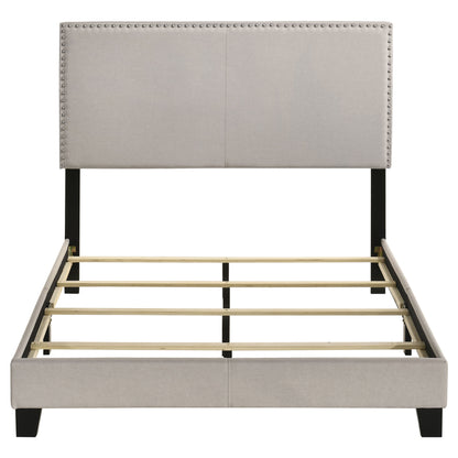 Boyd Upholstered Full Panel Bed Ivory