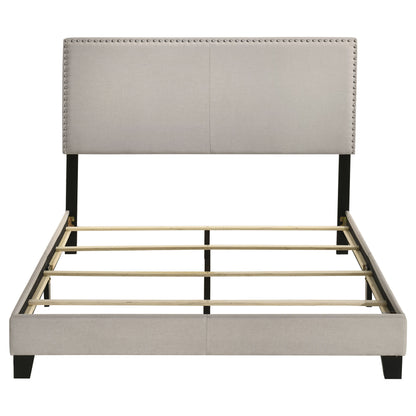 Boyd Upholstered Queen Panel Bed Ivory