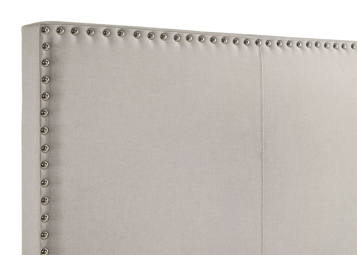 Boyd Upholstered Twin Panel Bed Ivory
