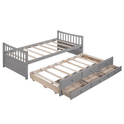 Twin Size Daybed With Trundle And Drawers - The Sleep Loft - Online Mattress Showroom NYC