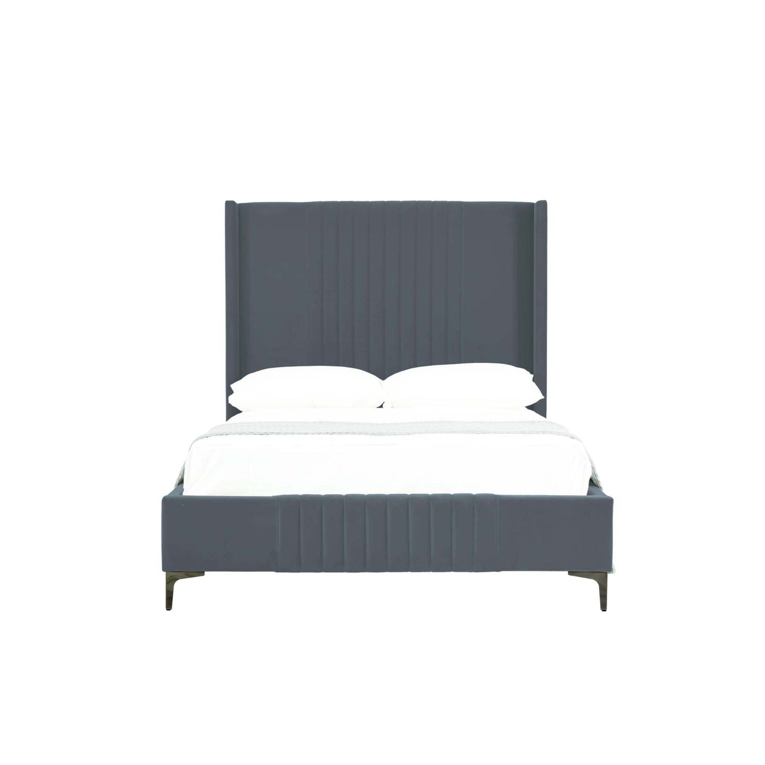Promenade - Bed With Upholstered Headboard And Slats - The Sleep Loft - Online Mattress Showroom NYC