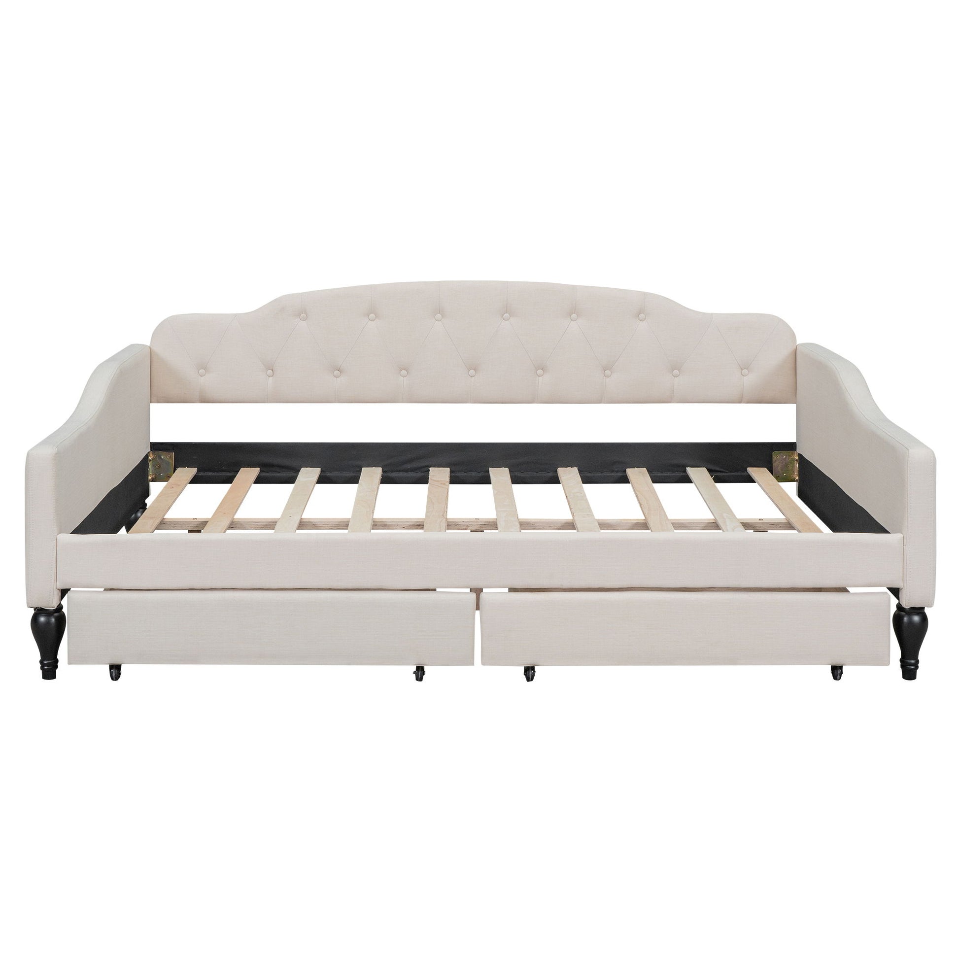 Upholstered Tufted Daybed - The Sleep Loft - Online Mattress Showroom NYC