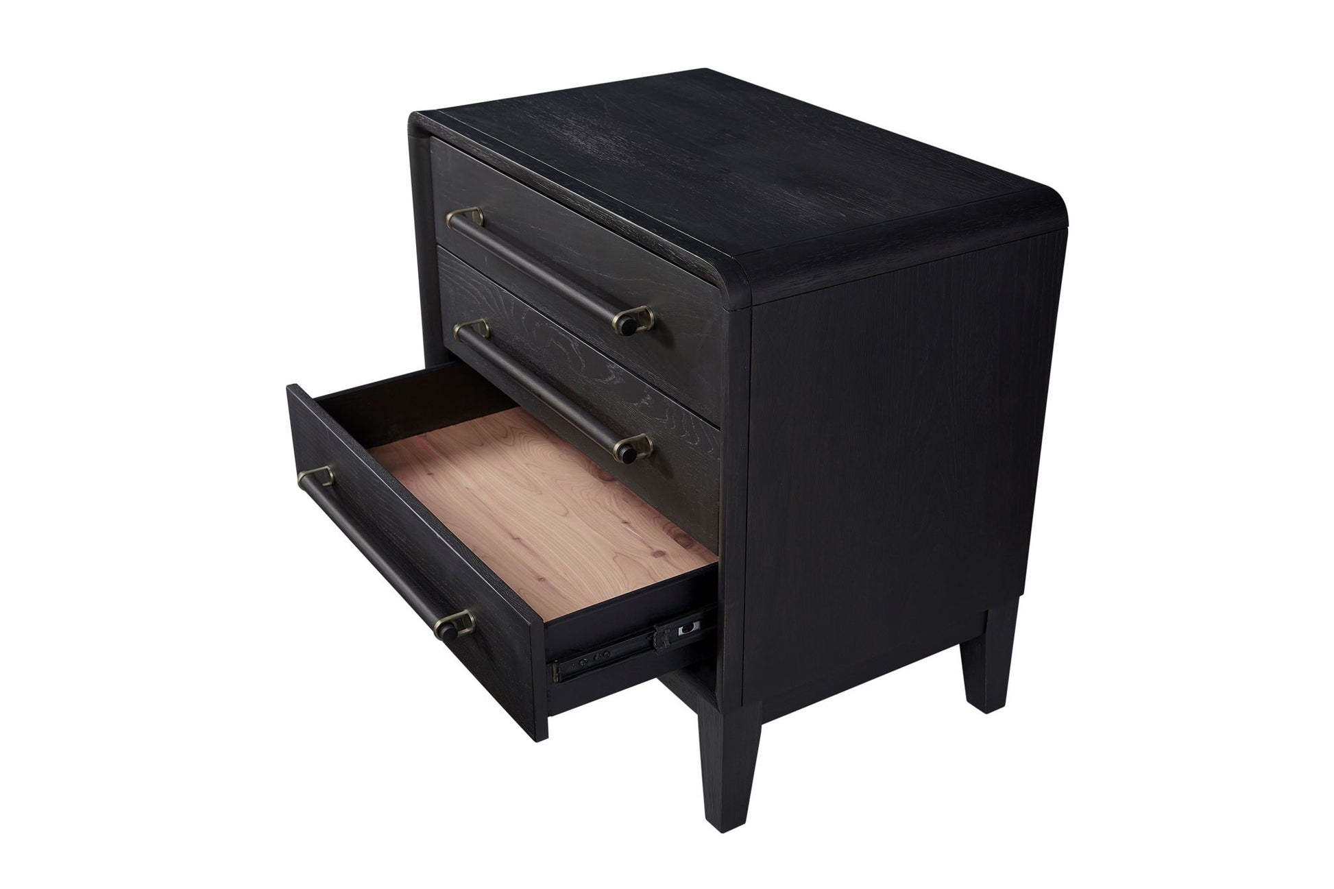 3 Drawer Nightstand With USB - Black - The Sleep Loft - Online Mattress Showroom NYC