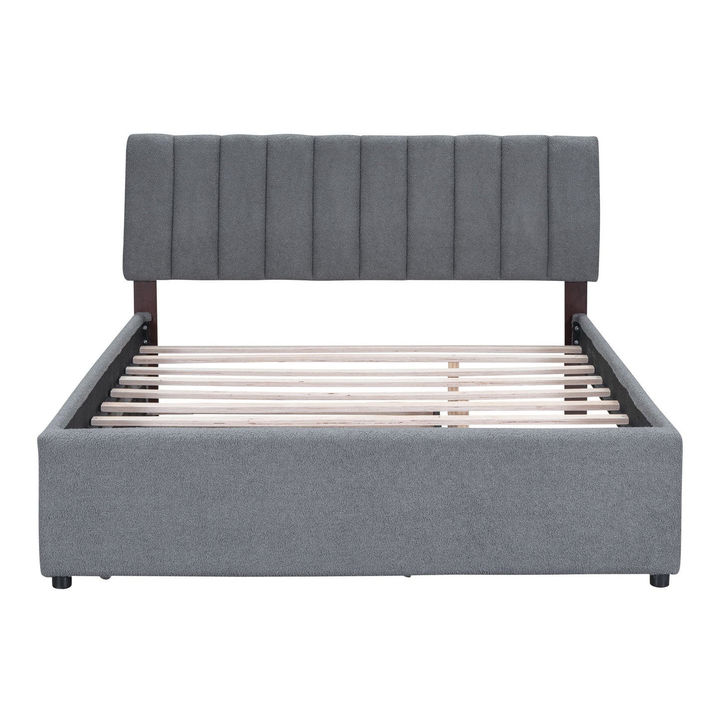 Upholstered Platform Bed With Trundle - The Sleep Loft - Online Mattress Showroom NYC