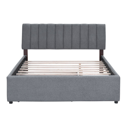 Upholstered Platform Bed With Trundle - The Sleep Loft - Online Mattress Showroom NYC