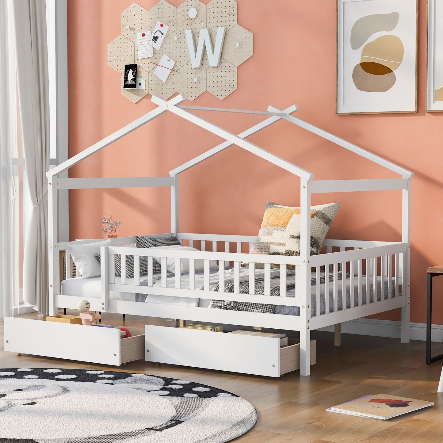 House Bed With 2 Drawers - The Sleep Loft - Online Mattress Showroom NYC