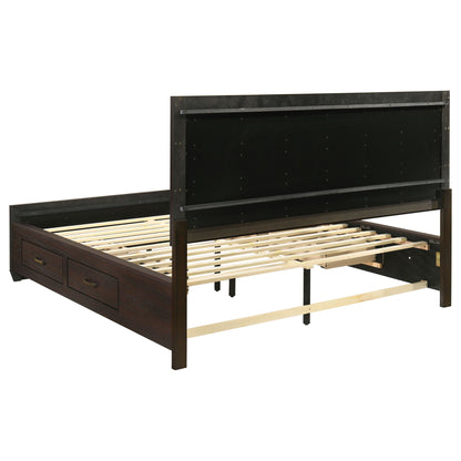 Holmgren - Panel Bed With Side Drawers