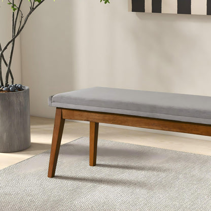 Warren - Bench - Ash Gray - The Sleep Loft - Online Mattress Showroom NYC