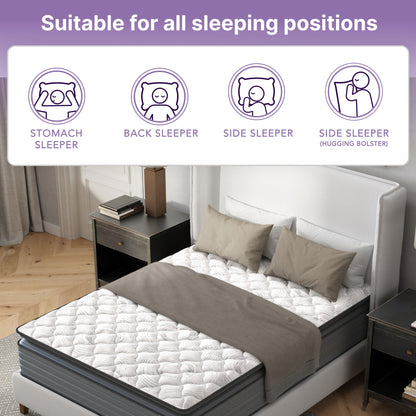 Isabella - 14" Hybrid Pillow Top Mattress - The Sleep Loft - Online Mattress Showroom NYC