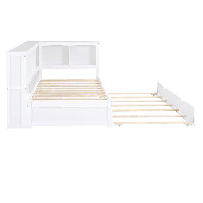 Daybed With Trundle, Storage Cabinets, USB Ports - The Sleep Loft - Online Mattress Showroom NYC