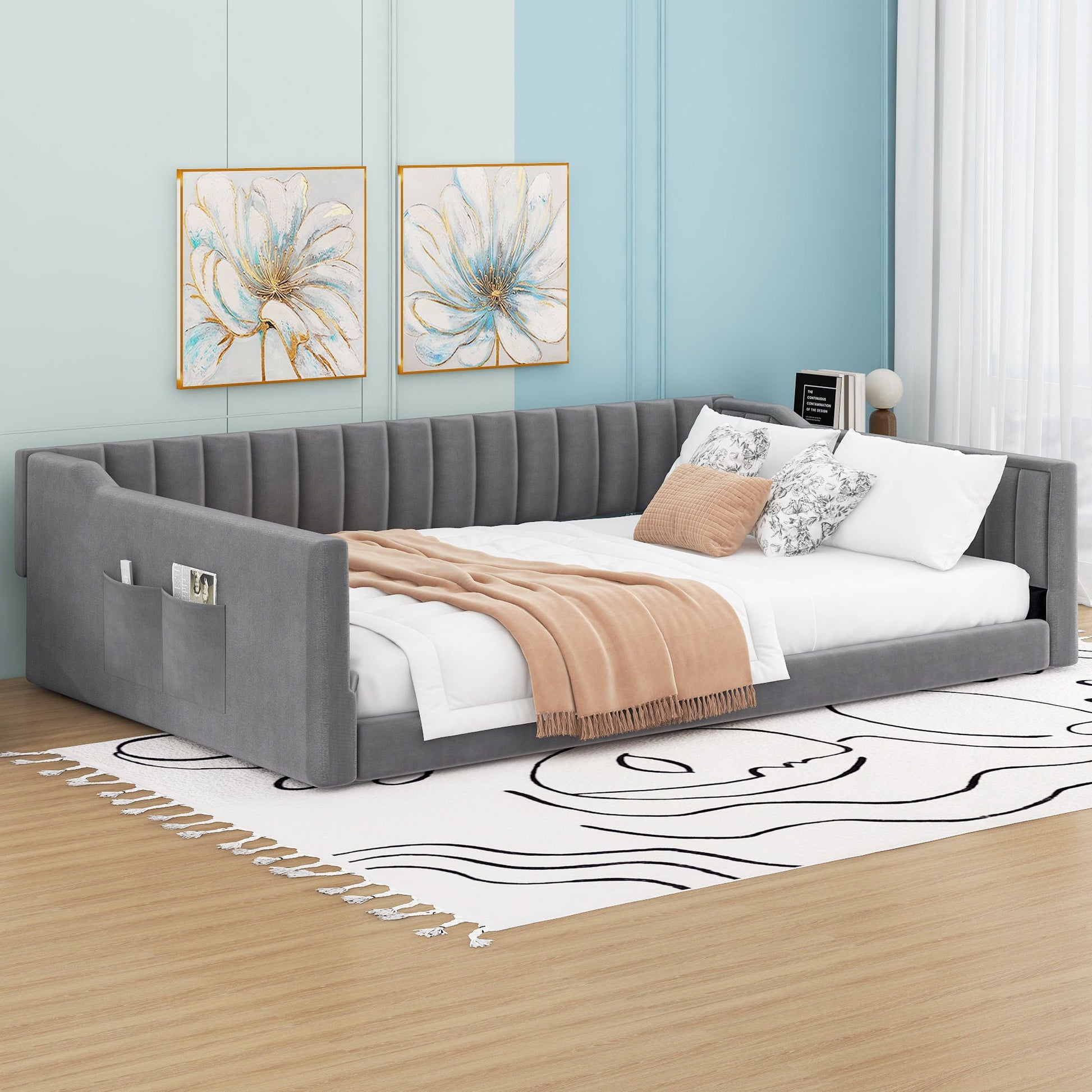 Daybed With Side Storage Pocket - The Sleep Loft - Online Mattress Showroom NYC