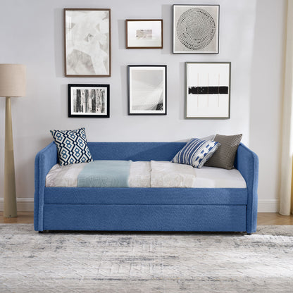 Upholstered Daybed With Pop Up Trundle - The Sleep Loft - Online Mattress Showroom NYC