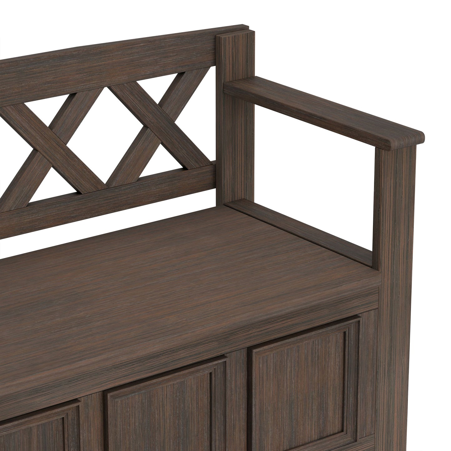 Amherst - Handcrafted Entryway Storage Bench - The Sleep Loft - Online Mattress Showroom NYC