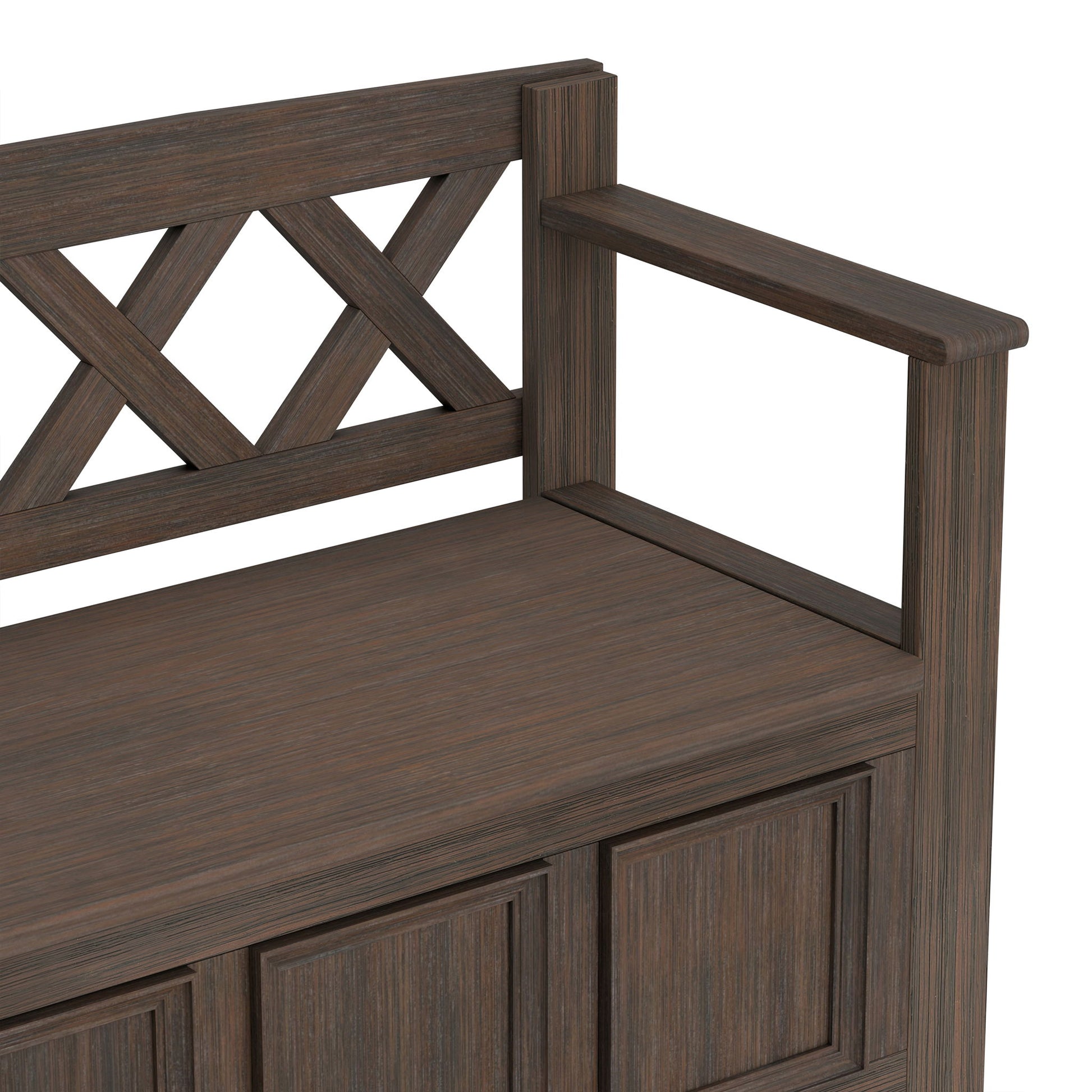 Amherst - Handcrafted Entryway Storage Bench - The Sleep Loft - Online Mattress Showroom NYC