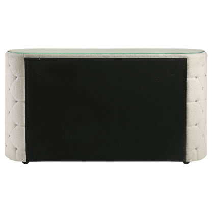 Sonya 6-drawer Upholstered Bedroom Dresser Ivory