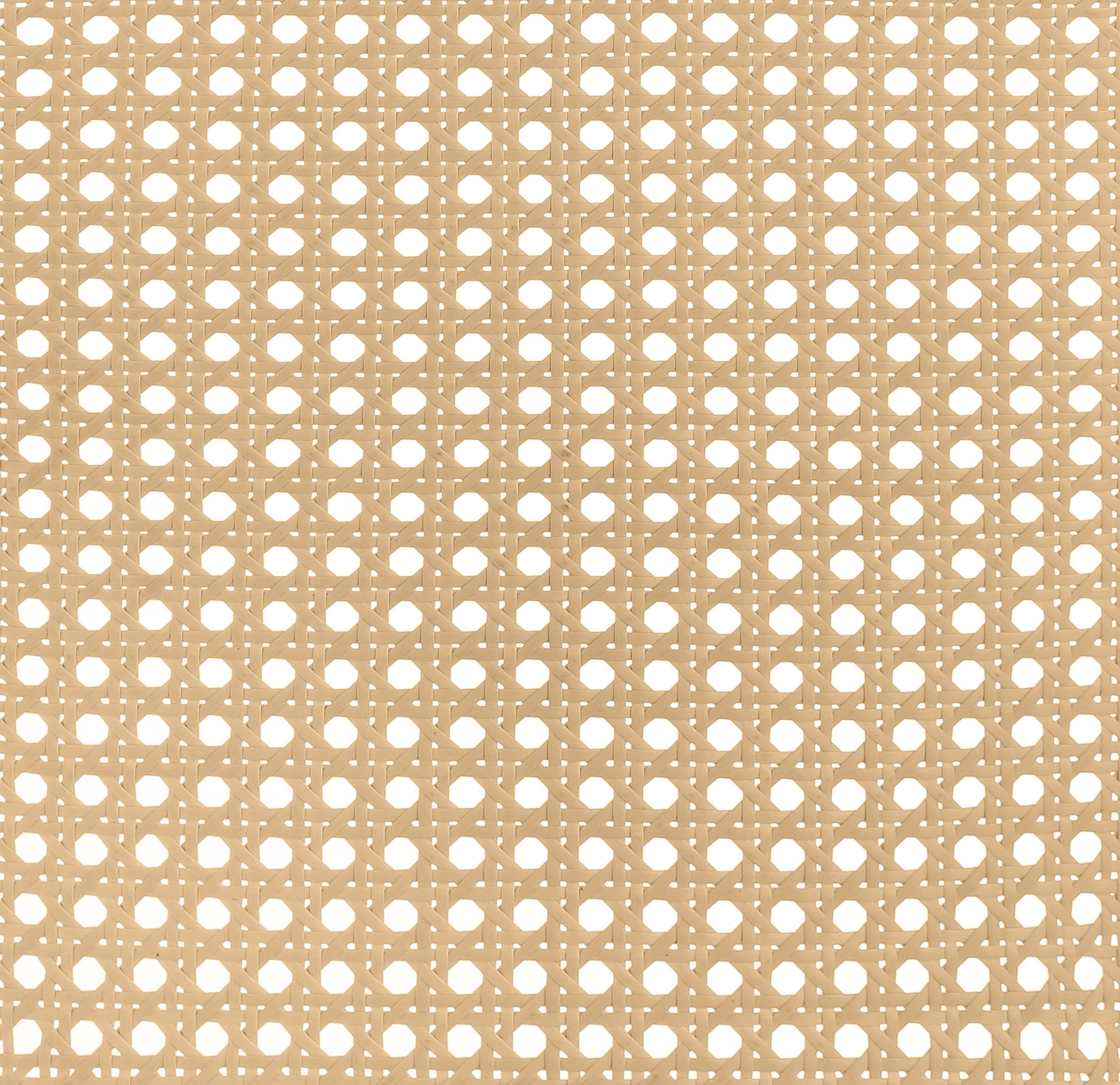 Lanewood Open Cane Webbing Metal Eastern King Bed White