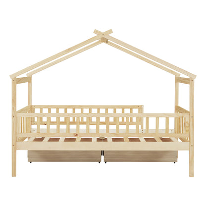 House Bed With 2 Drawers - The Sleep Loft - Online Mattress Showroom NYC