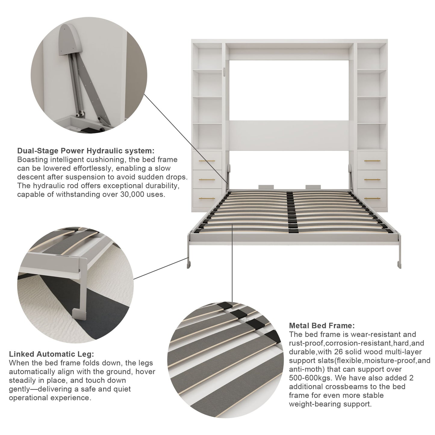 Folding Vertical Murphy Wall Bed - The Sleep Loft - Online Mattress Showroom NYC