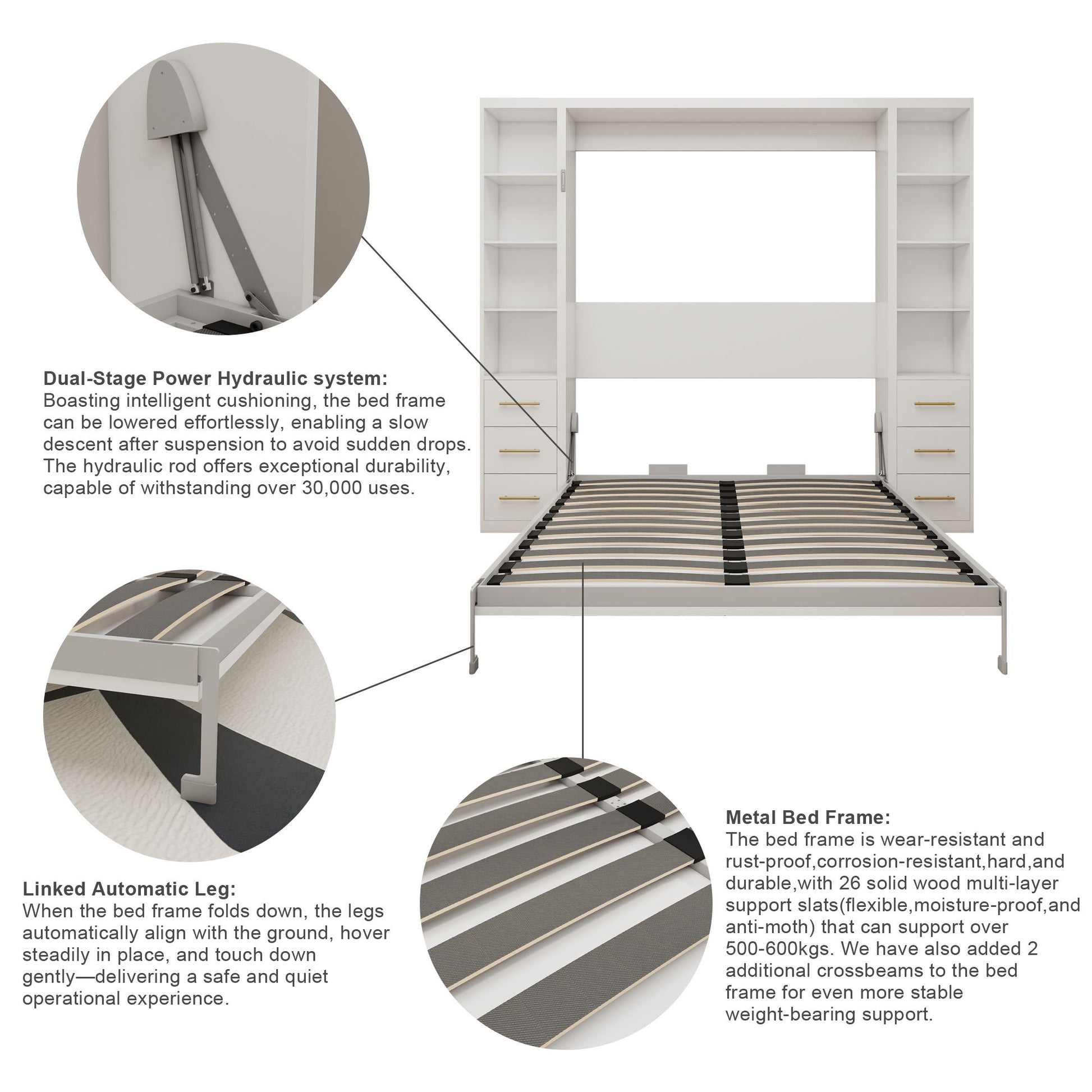 Folding Vertical Murphy Wall Bed - The Sleep Loft - Online Mattress Showroom NYC