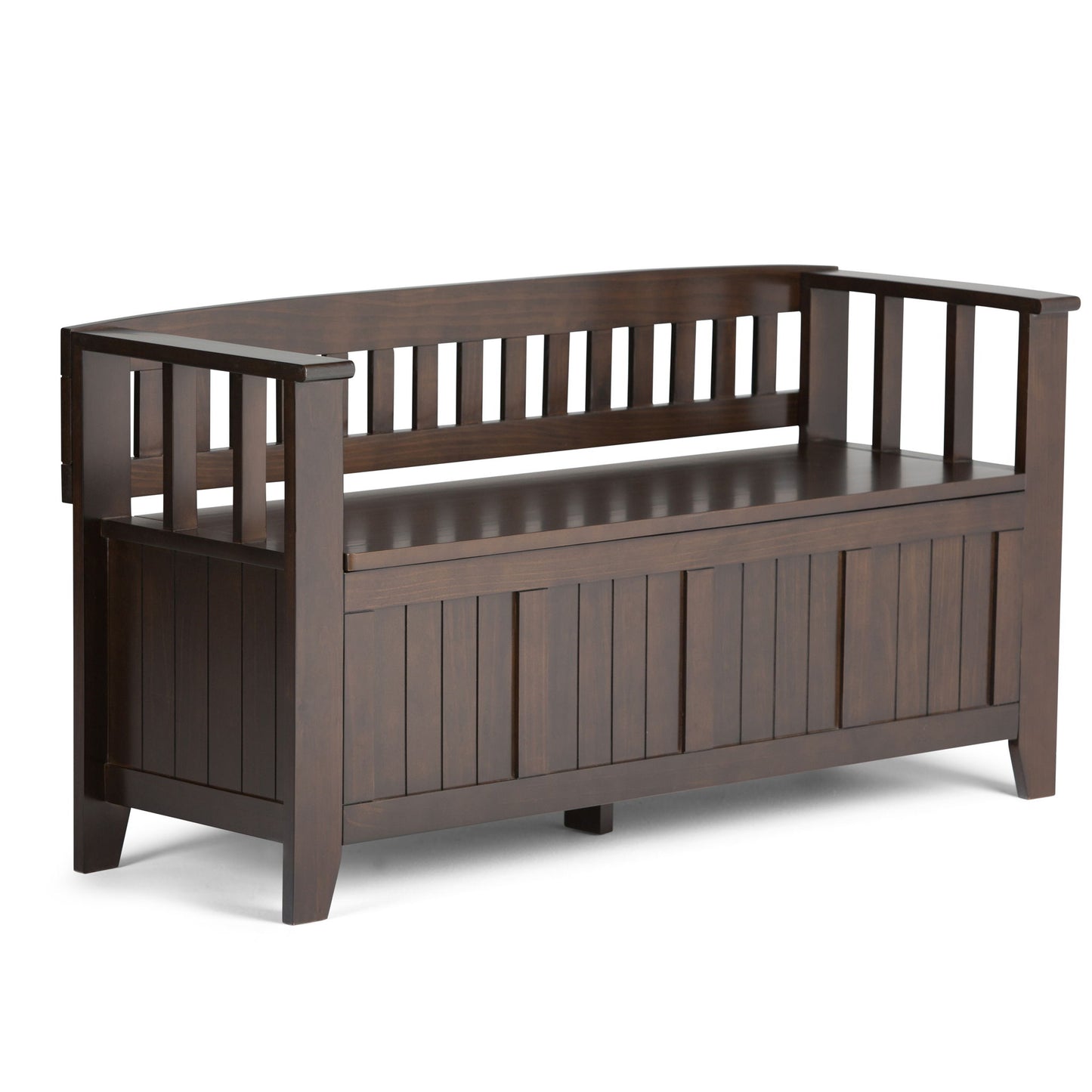 Acadian - Entryway Storage Bench, Handcrafted - The Sleep Loft - Online Mattress Showroom NYC