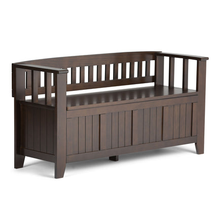 Acadian - Entryway Storage Bench, Handcrafted - The Sleep Loft - Online Mattress Showroom NYC