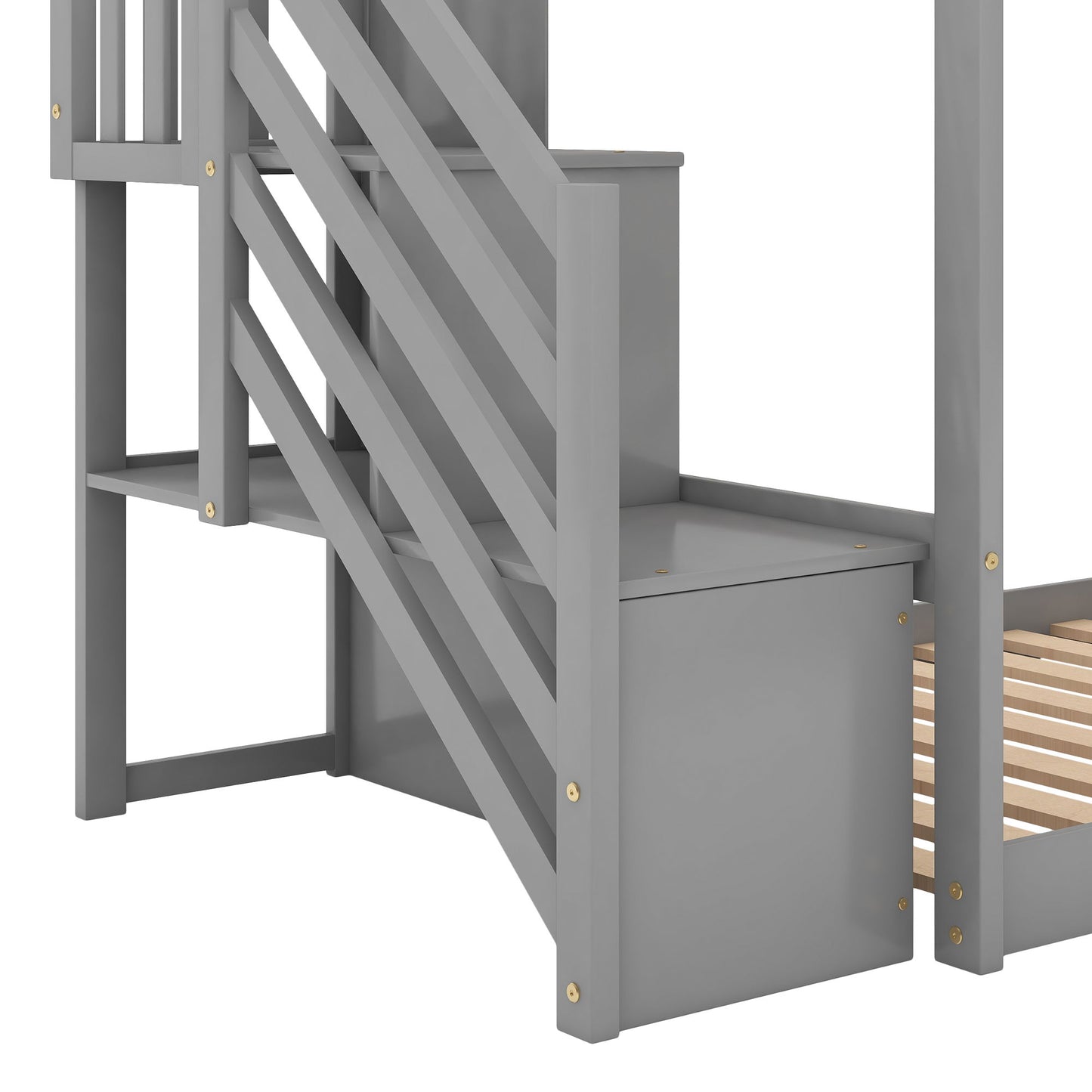 Bunk Bed With Convertible Slide And Stairway - The Sleep Loft - Online Mattress Showroom NYC