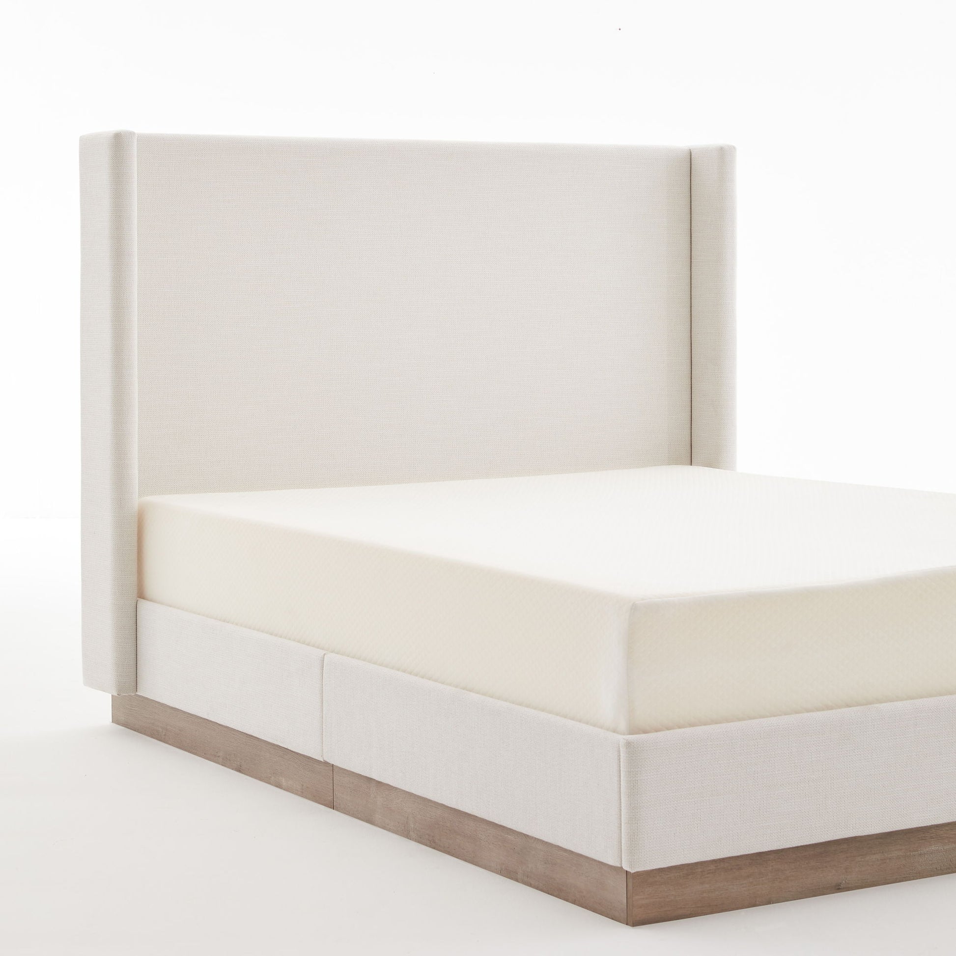 Hosford - Minimalist Upholstered Wingback Bed - The Sleep Loft - Online Mattress Showroom NYC