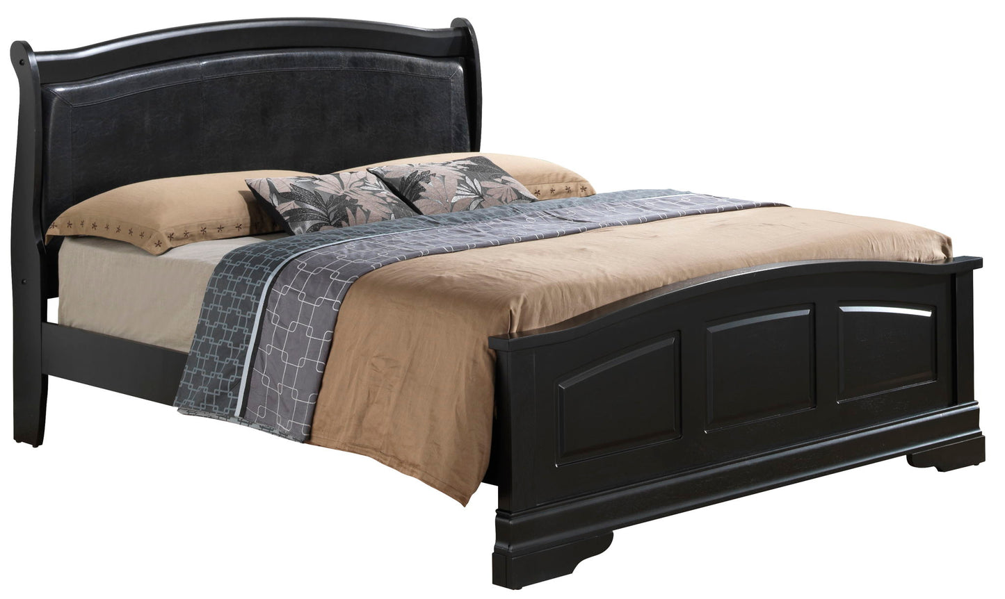 Panel Sleigh Bed Elegantly Crafted - The Sleep Loft - Online Mattress Showroom NYC