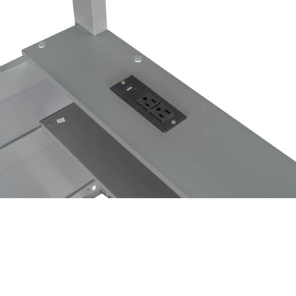 Bunk Bed With Built In Shelves, Storage Box, LED Light And USB Charging Station - The Sleep Loft - Online Mattress Showroom NYC