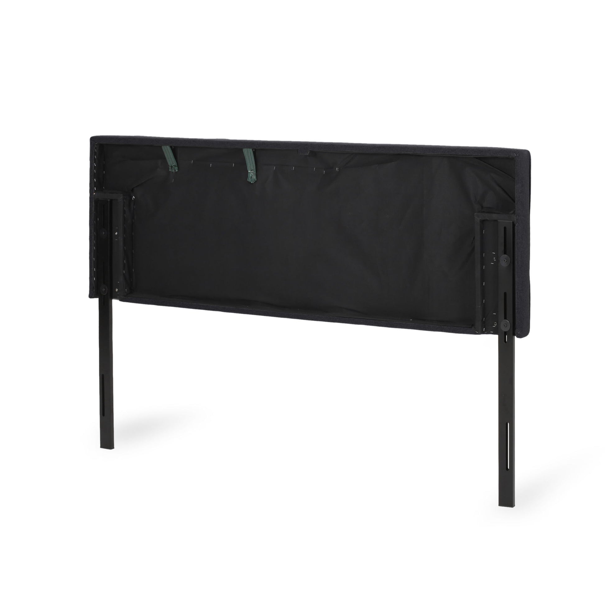 Marakesh - Contemporary Fabric Upholstered King / California King Headboard - Black - The Sleep Loft - Online Mattress Showroom NYC