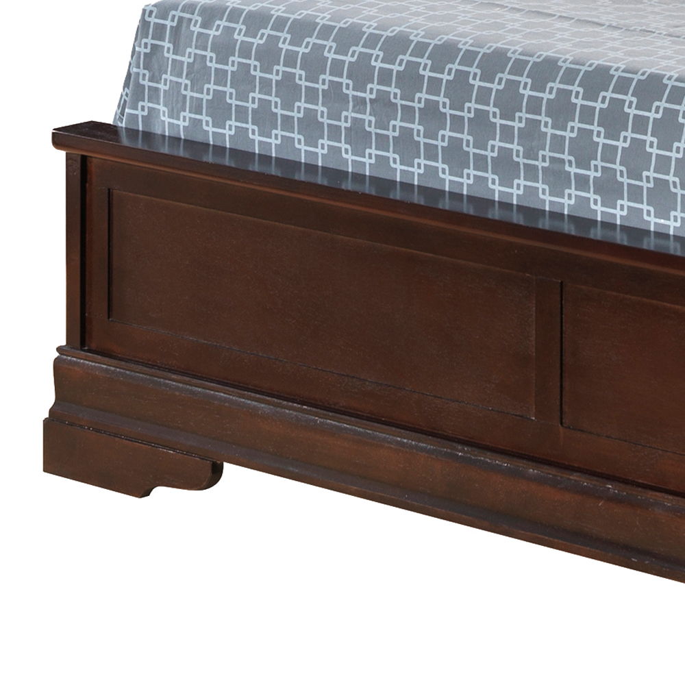 Sleigh Bed With Low Footboard - The Sleep Loft - Online Mattress Showroom NYC
