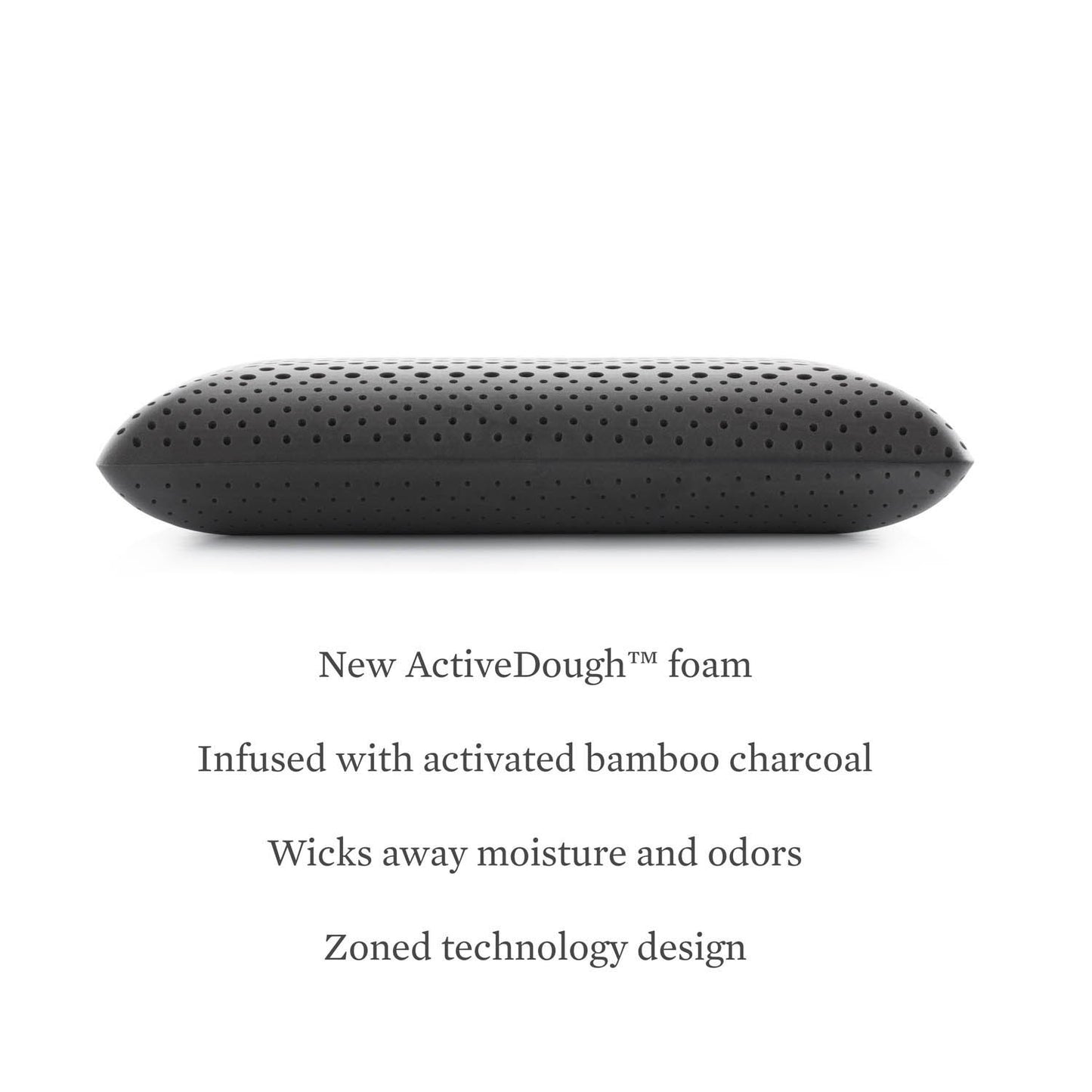 Zoned ActiveDough - Bamboo Charcoal Pillow - The Sleep Loft - Online Mattress Showroom NYC