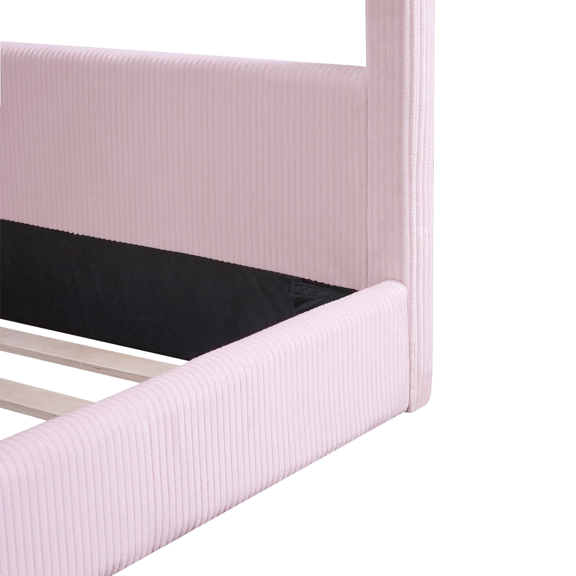 Upholstered House Style Daybed With LED Light Strips - The Sleep Loft - Online Mattress Showroom NYC