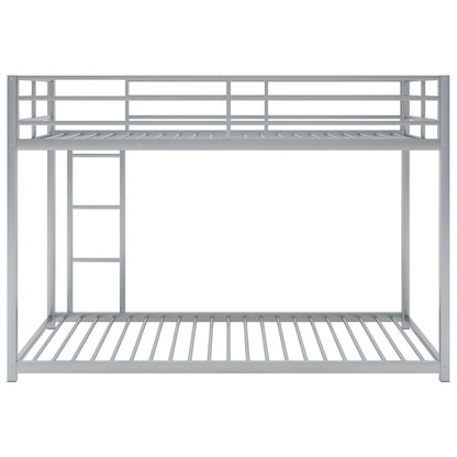 Metal Bunk Bed, Low Bunk Bed With Ladder - The Sleep Loft - Online Mattress Showroom NYC