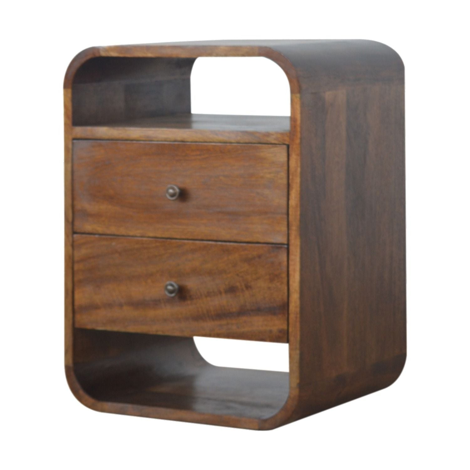 Curve Drawer Nightstand - The Sleep Loft - Online Mattress Showroom NYC