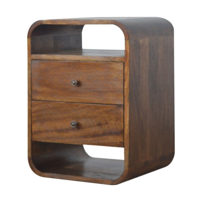 Curve Drawer Nightstand - The Sleep Loft - Online Mattress Showroom NYC