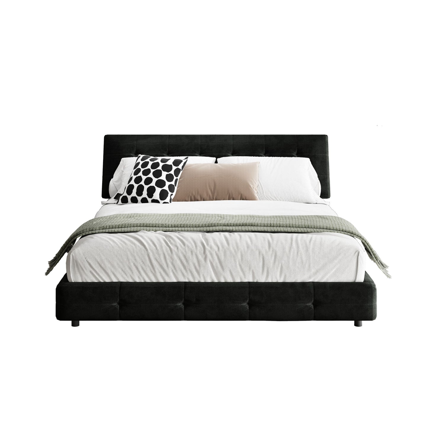 Tufted Headboard With Extra-Large Ultra-Soft Cloud Pillow Design - The Sleep Loft - Online Mattress Showroom NYC