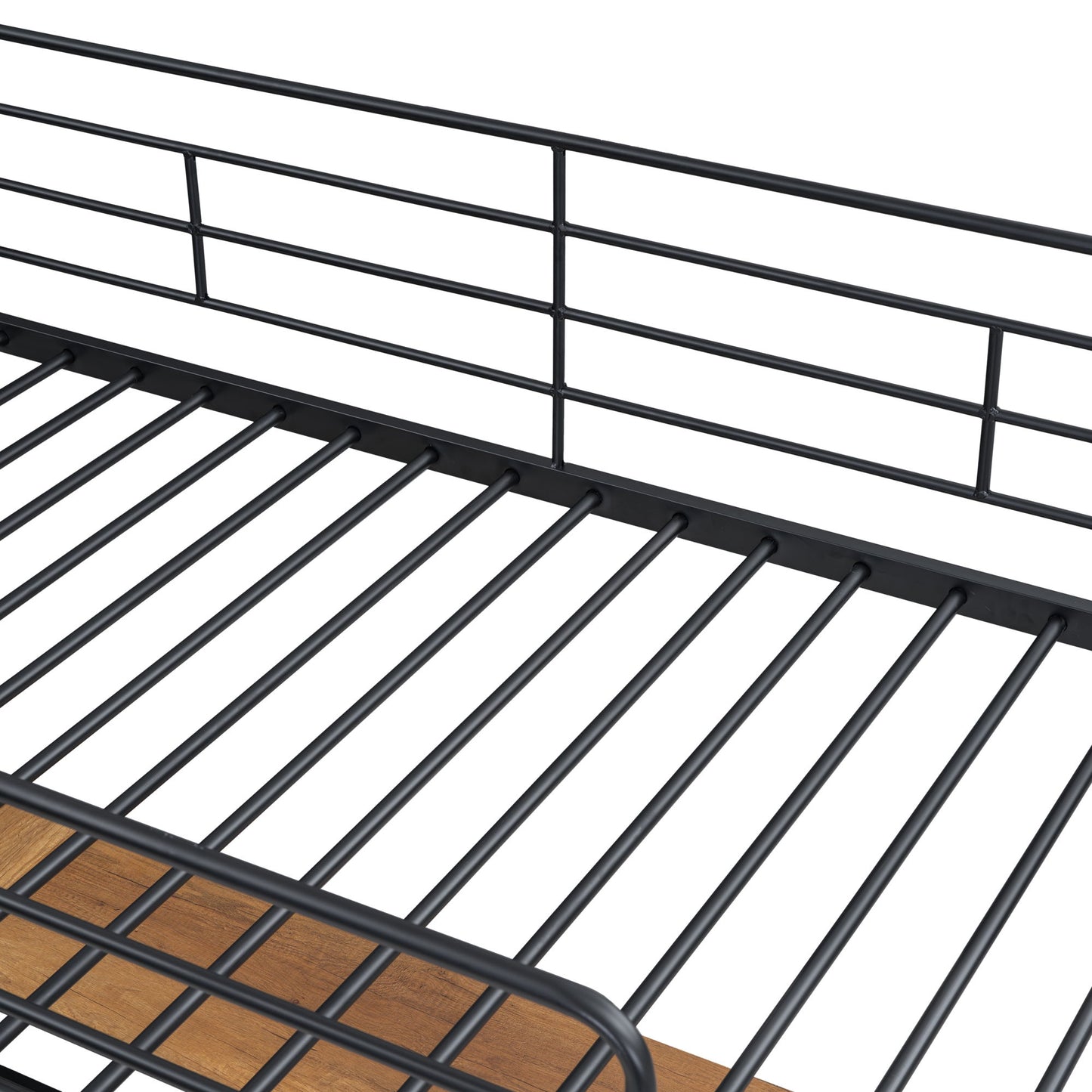 Loft Bed & 3 Layers Of Shelves And L-Shaped Desk - The Sleep Loft - Online Mattress Showroom NYC